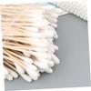 ASAKKURA 6packs Pet Cleaning Swabs Wooden Cotton Swabs for Pet Ear Cleaning Cotton Sticks for Daily Use and Sanitation view 3