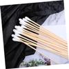 ASAKKURA 6packs Pet Cleaning Swabs Wooden Cotton Swabs for Pet Ear Cleaning Cotton Sticks for Daily Use and Sanitation view 4