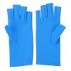 ADOCARN 1pair Fingerless Uv Gloves for Nail Art Comfortable -uv Manicure Gloves for Women Lightweight and Elastic Design for Gel Nail Application view 1
