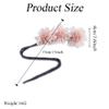 3Pcs Organza Flower Hair Bun Maker Hairstyle Shaper Deft Easy Bun Twister Hair Curler Clips Hair Scrunchies Hair Accessory for Women French Hairstyle DIY Flower Bow(Random Color) view 2