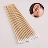 100/200Pcs 6 Inch Long Wooden Handle Cotton Swabs Single-Head Sterile Sticks Applicator For Wound Makeup view 3