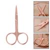 Stainless Steel Makeup Eyebrow Hair Eyelash Remover Trimmer Scissors Cutter view 4