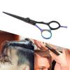 Beard Scissors, Nose Hair Scissors, Stainless Steel Cutting Hair Scissors, Clean Hair Cutting Tool with Handle for Hairdressers, Family, Men, Women, Children, Babies (Cutting view 2