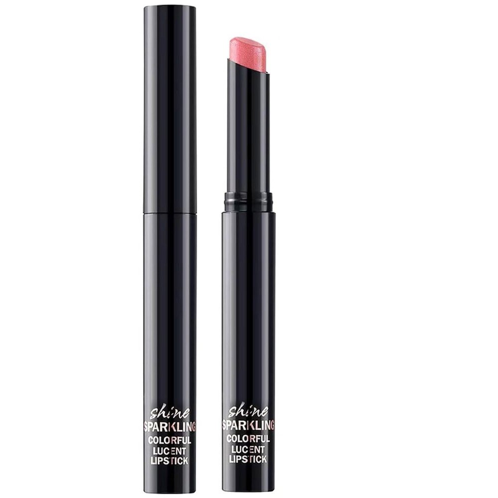 Pink Red Lipstick For Women Matte Nude Glitter Highly Pigmented Moisturizing Lip stick Hypoallergenic Waterproof Long Lasting Lipsticks Quick Makeup Lightweight Portable # 01