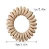10pcs 1.8inch Classic Simple Elastic Hair Ties for Women,No Crease Hair Tie, Spiral Hair Ties No Damage, Hair Coils & Phone Cord Hair Ties for Thick or Thin Hair view 2