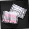 SOESFOUFU 2sets Silicone Lip Brush Set Lipstick Applicator Makeup Brushes Micro for 20pcs*2 view 2