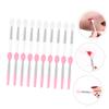 Beatifufu 2sets Micro Brush Applicator Lip Mask Brush Set Silicone for Smooth Application 20pcs*2 view 3
