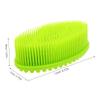 Silicone Bath Brush Gentle Scalp for Boy Girl and Toddlers Soft and Safe Bath Scrubber for Newborns Promotes Healthy Hair Growth Easy to Use for Bathing and view 2