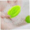 Silicone Bath Brush Gentle Scalp for Boy Girl and Toddlers Soft and Safe Bath Scrubber for Newborns Promotes Healthy Hair Growth Easy to Use for Bathing and view 4