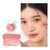 1 PC 2 in 1 Nono Notes 2 Colors Blush Cream/Blusher Highlighter Powder, Makeup Blush & Facial Highlighter Palette, Makeup Blusher Cheek Color (BC03, 8g) view 2