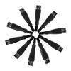 NOLITOY 10pcs Black Electric Shaver Cleaning Brushes Double-Sided Hair Cleaner for Easy Grooming and Dust Removal Compatible Shavers for Home and Travel Use view 1