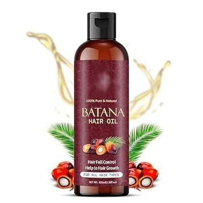 Batana Oil for Hair Growth By Dr Sebi Sourced From Honduras | Promotes Thicker, Shiny, Stronger & Healthy Hair and Hair Fall Control | 100 ml