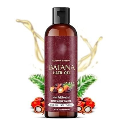 Batana Oil for Hair Growth By Dr Sebi Sourced From Honduras | Promotes Thicker, Shiny, Stronger & Healthy Hair and Hair Fall Control | 100 ml