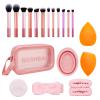 20 Pcs Basic Essential Brush Set With Powder Puff Makeup Brush Set Cosmetic Brush Set Full Face Make Up Brushes view 3