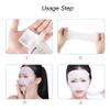 200Pcs Stretchable Cosmetic Cotton Pads Soft Thin Square Cotton Pads with Hole Makeup Remover Cotton Pads Moisturizing Facial Makeup Pads for Wet Compress Face Toner view 2