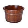 DRMEE Foot Soak Tub Wooden Foot Bath Bucket Sauna Bucket Water Bucket Handmade Wooden Foot Bath Tub for Foot Care Soaking Foot,Toe Nails(Without lid) view 1