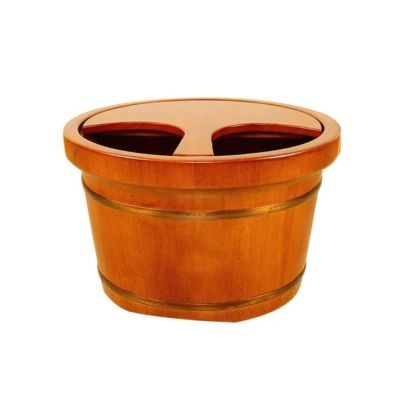 DRMEE Foot Soak Tub Wooden Barrel Foot Spa Large Foot Soak Tub Foot Basin for Foot Bath Soaking Foot Soak Bucket Soaking Foot,Toe Nails