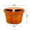 DRMEE Foot Soak Tub Wooden Barrel Foot Spa Large Foot Soak Tub Foot Basin for Foot Bath Soaking Foot Soak Bucket Soaking Foot,Toe Nails view 4
