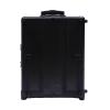 BalySam Makeup Case with Mirror and Reinforced Lock Cosmetic Train Table with 4 Rolling Wheels view 3