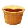 DRMEE Foot Soak Tub Wooden Foot Bath Bucket Pedicure Basin Natural Wood Foot Barrel Basin Tub Foot Washing Wooden Barrel Soaking Foot,Toe Nails view 1