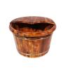DRMEE Foot Soak Tub Wooden Barrel Foot Spa Relax Foot Spas Foot Bath Bucket Foot Basin for Soaking Feet Relaxation Soaking Foot,Toe Nails(with lid) view 1