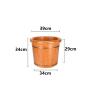 DRMEE Foot Soak Tub Wooden Foot Basin Solid Wood Foot Tub Pedicure Bowl Pedicure Barrels Household Foot Bath Barrel Soaking Foot,Toe Nails(with lid) view 2
