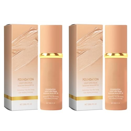 4 in 1 Foundation Liquid with Spf 50 (2pcs)