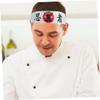 KICHOUSE 6pcs Japanese Hachimaki Headband Soft Breathable Samurai Headbands for Men Multipurpose Hairband for Karate Training Cooking and Sports Activities view 4