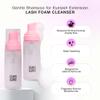 CURACORO 60ML Eyelash Extension Cleanser (Unscented) - Lash Shampoo for Lash Extensions, Eyelash Extension Foam Cleanser for Sensitive Skin, Removes Waterproof Makeup for Professional & Home Use view 4