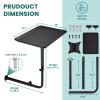 Akynjtbca Salon Tray Attached to Chair for Hair Stylist, 360 Degree Rotation Barber Chair Tray for Hairdressing Tools, Storage for Salon Barber Tattoo Tools Make-ups view 3