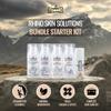 Rhino Skin Starter Kit Bundle - Climbing Skincare 5-Piece Set with Hand Cream, Lotion, Conditioner, Antiperspirant, and Balm | For Dry and Cracked Hands | Travel Size Hand Creams with Handmade Pouch view 2
