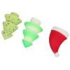 3pcs Christmas Theme Makeup Sponge Set, High Elasticity Breathable, Skin Friendly Hydrophilic Polyurethane for Liquid Cream Blending view 3