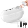 Acina 2025 Upgraded Electric Nail Clipper with LED Light & Clip Storage, USB Rechargeable Automatic Nail Trimmer for Baby Kids Adults Seniors, Portable Travel-Friendly Nail Clippers(White, Large) view 1