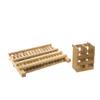 AlexandreHouse Ecurreplatos Bamboo 45 x 35 x 25 cm Cubertero Natural view 3