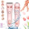 Smoothshave Razor for Women, RazorforWomen, Smooth Shave Razors for Women, ElectricRazor forWomen Pubic Hair, 2 in 1 Waterproof (Pink) view 1