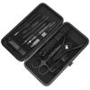 12Pcs Stainl Steel Nail Care Set with Case, Mani Pedi C Kit for Men Women, Professional Nail Ooming Tools for Home and Travel view 1