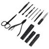 12Pcs Stainl Steel Nail Care Set with Case, Mani Pedi C Kit for Men Women, Professional Nail Ooming Tools for Home and Travel view 4