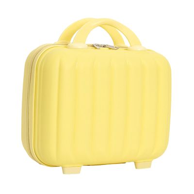 APLVFFZH Cosmetic Bag Toiletry Bag Large Capacity Multiple Compartments Casual Make up Organizer Makeup Handbag for Jewelry Valuables, yellow