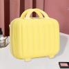 APLVFFZH Cosmetic Bag Toiletry Bag Large Capacity Multiple Compartments Casual Make up Organizer Makeup Handbag for Jewelry Valuables, yellow view 2