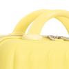 APLVFFZH Cosmetic Bag Toiletry Bag Large Capacity Multiple Compartments Casual Make up Organizer Makeup Handbag for Jewelry Valuables, yellow view 3