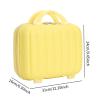 APLVFFZH Cosmetic Bag Toiletry Bag Large Capacity Multiple Compartments Casual Make up Organizer Makeup Handbag for Jewelry Valuables, yellow view 4
