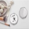 SpreadPassion F- Bomb Compact Mirror, Photo Mirror, Travel Makeup Mirror Handheld Small Mirror, Portable Pocket Mirror, Birthday Idea (1, Round) view 3