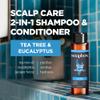 Soapbox Men's Scalp Care 2 in 1 Shampoo and Conditioner For Men, Natural Mens Shampoo and Conditioner, Tea Tree & Eucalyptus, 16oz view 2