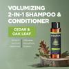 Soapbox Men's Thick and Full 2 in 1 Shampoo and Conditioner Men, Natural Mens Shampoo and Conditioner, Oak & Cedar Leaf, 16oz view 2