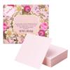 HIS FAVOURITE Calming Rose-Infused Oil Blotting Paper  100 Sheets | Facial Blotting Papers for Oily Skin & Makeup | Travel Case with Mirror Included view 1