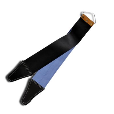 SKISUNO Leather Sharpening Canvas Double-thickened Strop for Razors and Scissors Durable Canvas Leather Material Easy to Use for Maintaining Sharp Blades Random Color