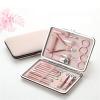 CFGH6FDF Nail Clippers Set Nail Clippers Rose Gold 18piece Diagonal Exfoliating Stainless Steel Manicure Set Household Ear Spoon Scissors for Men and Nail Trimming Kit view 1