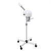 Facial Steamer Home Facial Spa Ozone Face Steamer for Facial Deep Cleaning with Hot Mist Function Stand Facial Steamer for Personal Care 360 Rotating Arm Adjustable Height (White) view 1
