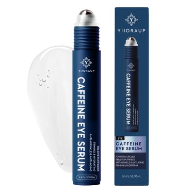 Caffeine Eye Serum for Dark Circles, Puffiness Relief, 0.5 fl oz, Anti-Wrinkle, Anti-Aging eye serum for women