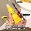2 Pack Brow Styling Spiking Glue - Clear Eyebrow Setting Gel, 24HR Waterproof & Sweat-Proof Hold, Flawless Natural Look, Ideal for Salon & Home Use view 4